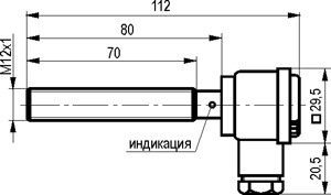 Габариты ISB AT24A-12-2-L